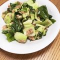 朝食当番's cooksnap of when they made 常備菜シリーズ チンゲン菜とツナの和え物.
