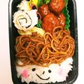 えリﾋﾟｮﾝ★'s cooksnap of when they made キャラ弁＊やきそばボーイ♪.