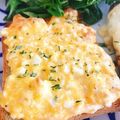 ☆糖質減らしてます☆'s cooksnap of when they made たまごトースト.
