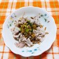 ﾁｲﾁｬﾝﾏﾏ's cooksnap of when they made モヤシと豚の香味ソースがけ.