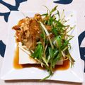 ﾁｲﾁｬﾝﾏﾏ's cooksnap of when they made 水菜たっぷり～♡わさび味の冷やっこ.