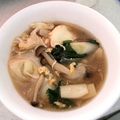 ぴよぴよlion's cooksnap of when they made 余ったお餅で♪ お餅の中華あんかけスープ.