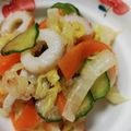 グラシエール's cooksnap of when they made 白菜と竹輪・きゅうりの土佐あえ♪.