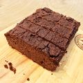 momo_11's cooksnap of when they made 酒かすとおからのココアケーキ.
