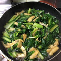 チームTK's cooksnap of when they made 小松菜と油揚げの炒め煮.