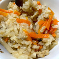 67luna's cooksnap of when they made 鶏ひき肉ときのこの炊き込みご飯.