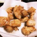 ぶあぁ's cooksnap of when they made 【簡単】鶏むね肉でジューシー唐揚げ.