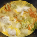 チコリママ's cooksnap of when they made 白菜を使い切ろう☆白菜のコクうま卵とじ.