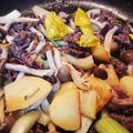 hiro1411's cooksnap of when they made 牛肉とじゃがいものオイスター炒め.