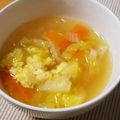 09mik's cooksnap of when they made 風邪にも☆ふわふわ卵の 春雨スープ.
