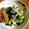 」りふ's cooksnap of when they made アボカド・納豆・しらす＆おろし丼.