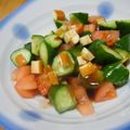サオリ's cooksnap of when they made トマトときゅうりのコロコロサラダ.