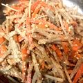 yucorian's cooksnap of when they made ゴマと胡桃のマヨ和え♡極旨ごぼうサラダ♪.