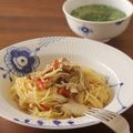 猫好きライダー's cooksnap of when they made アヒージョの残り汁でベーコン椎茸パスタ.