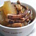 かにさんこ's cooksnap of when they made 圧力鍋でイカと大根の煮物.