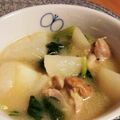 chima25's cooksnap of when they made 鶏もも肉とかぶの簡単クリーム煮.