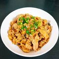 ボビン姫's cooksnap of when they made 節約♡豚コマとエリンギのピリ辛中華炒め.