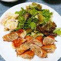 さくらスキップ's cooksnap of when they made せん切りごぼうとにんじんの豚肉巻.