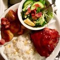 ame-ikuru's cooksnap of when they made 【簡単】じゃがいもとハムの炒め物.