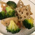 あおちゃんすの部屋's cooksnap of when they made ブロッコリーと蓮根のあっさり炒め.