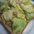 なおゆみい's cooksnap of when they made おいし～♪キャベツ・シーチキントースト.