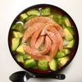 クック827DKG☆'s cooksnap of when they made スモークサーモンとアボカドのお茶漬け.