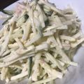 クックR9QJIM☆'s cooksnap of when they made 大根 きゅうり千切り ツナドレサラダ.