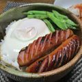 ジョングレ's cooksnap of when they made ごてあらポー!!の目玉焼き丼.