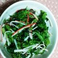 まぶたん's cooksnap of when they made 菜花とカニカマの塩昆布和え.
