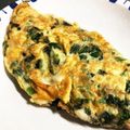 chocoraママ's cooksnap of when they made ほうれん草とプロセスチーズのオムレツ.