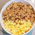 riomqmq's cooksnap of when they made ごろごろ鶏そぼろ丼.