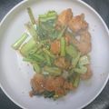 ミンジュン's cooksnap of when they made 豚肩肉と小松菜の鶏ガラ炒め♪.