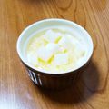 msft5632's cooksnap of when they made ダブルりんごのヨーグルト.