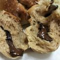 キャラメグ♪'s cooksnap of when they made 簡単！袋deもみもみ♪とろ～りチョコパン.