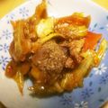 しーころりん☆'s cooksnap of when they made 豚こまとキャベツのピリ辛オイスター炒め.