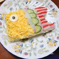 ぱぷりか♪'s cooksnap of when they made こどもの日に☆簡単こいのぼり寿司.