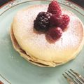 ミルクガラス's cooksnap of when they made ＊感激！カフェ風なパンケーキ＊.