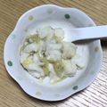 ほづんじ's cooksnap of when they made 【離乳食後期】バナナのミルクパン粥.
