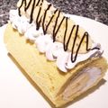 ayamihaママ's cooksnap of when they made 卵一個でロールケーキ☆クリスマス☆.