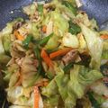 まん丸みかリン's cooksnap of when they made 豚肉とピーマン、キャベツの甘味噌炒め.