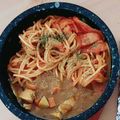 蟻が十's cooksnap of when they made 絶品☆葉加瀬太郎氏直伝、昭和のナポリタン.