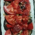 momoazeru's cooksnap of when they made トマト、なす、挽肉のチーズ焼き.