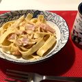 クック8L2W2H☆'s cooksnap of when they made 男子も喜ぶ♪カルボナーラ(生クリーム不要.