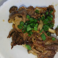 なめこおろし's cooksnap of when they made 切り落とし牛肉の粒マスタード炒め.