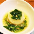 いたちゃん55's cooksnap of when they made 春大根の煮物〜菜の花と蟹のあんかけ〜.