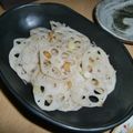 ひいちい's cooksnap of when they made れんこんの酒盗ペペロンチーノ.
