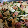 ぴぴぴ3号's cooksnap of when they made カブとほうれん草とベーコンの炒め物.