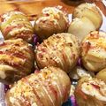 ちびっこゆいまま's cooksnap of when they made レンジ処理で時短！ハッセルバックポテト.