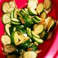 curisupin's cooksnap of when they made 生姜きゅうりの梅肉あえ♪簡単にんにく風味.