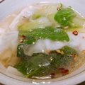 928るびすけ☆☆'s cooksnap of when they made ∞∞ピリッ辛餃子スープ∞∞.